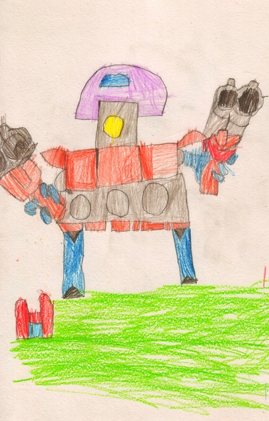 12263 Николай Хмель. Робот. Возраст - 5 лет. Номинация - графика. Техника - рисунок цветными карандашами.jpeg