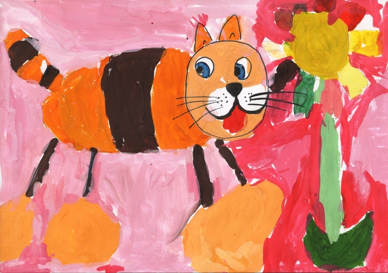 12164 Софія Зіненко. Іграшка котик. Вік-7 років. Номінація-живопис. Техніка-гуаш..jpg