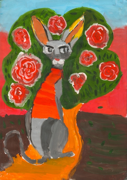 10357 Марія Місан. Кущ з розами. Вік - 7 років. Номінація - живопис. Техніка - гуаш.jpg