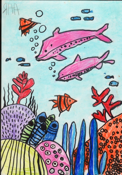 12260 Яна Кіріченко. Підводний світ. Вік-5 років. Номінація-графіка. Техніка-змішана..jpg