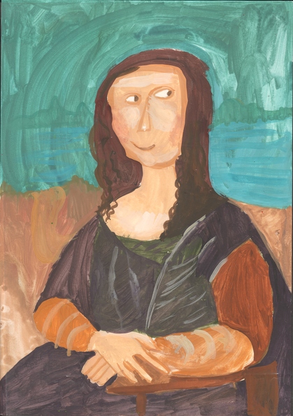 15140 Борщевич Макар. Вік 7 років. Мона Ліза. Номінація-живопис. ТЕхніка-гуаш..jpg