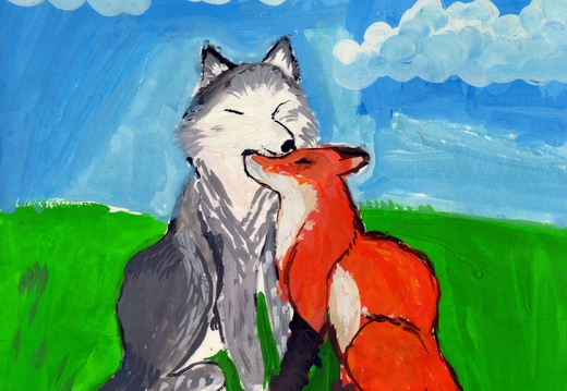 Лисичка і вовк