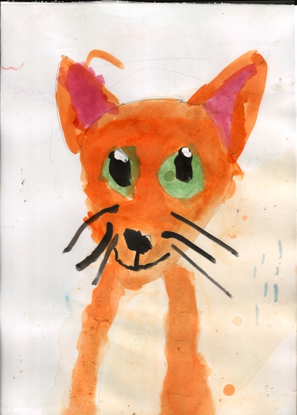 12260 Марк Данілін. Вік 3 роки. Кіт. Номінація - живопис. Техніка - акварель.jpg