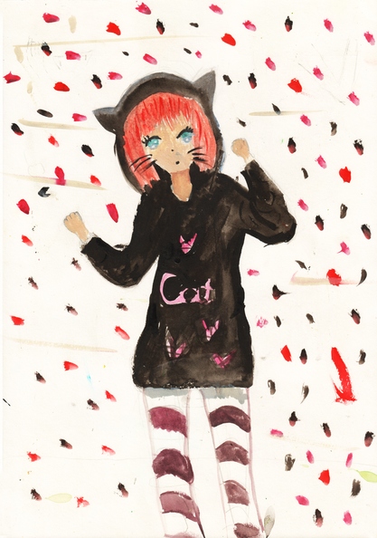 10357 Лада Пилипенко.  Вік 8 років. Дівчина Cat. Номінація-живопис. Техніка-гуаш..jpg