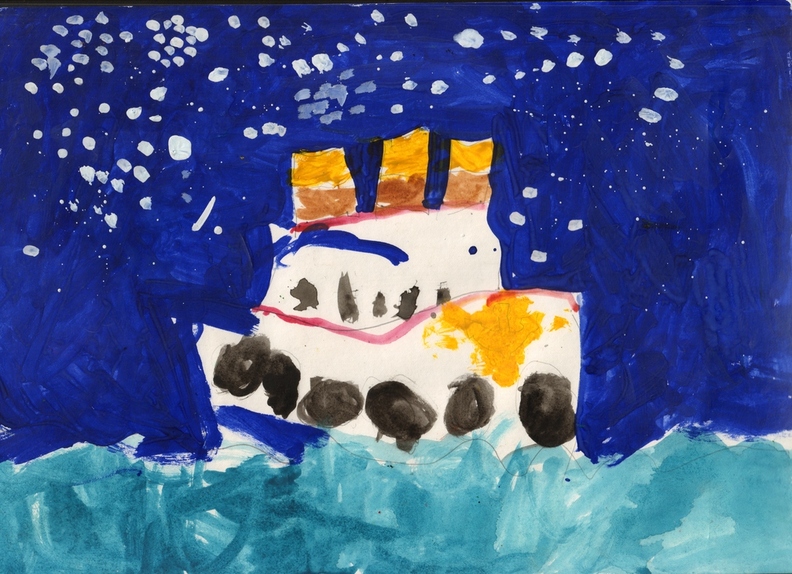 12260 Тимур Попов. Вік 4 роки. Титанік. Номінація-живопис. Техніка-гуаш..jpg