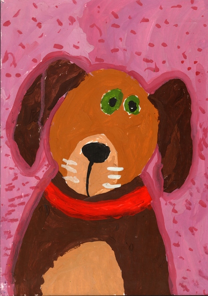 12260 Руслана Сідорова. Вік 4 роки. Собака. Номінація-живопис. Техніка-гуаш..jpg