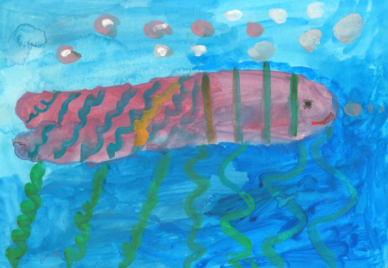 15140 Ярина Народенко. Вік 5 років. Коралова рибка. Номінація-живопис. Техніка-гуаш..jpg