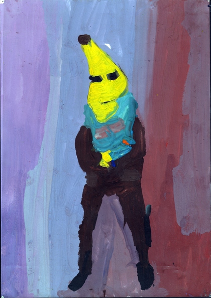 12260 Назар Бородій. Вік 11 років. Банан. Номінація-живопис. Техніка-гуаш..jpg