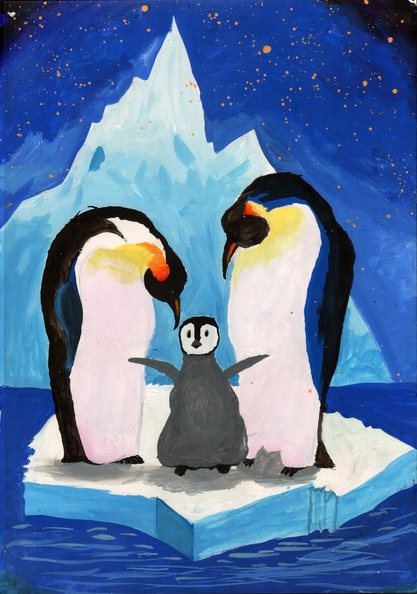 12260 Максим Дюкарев. Вік 8 років. Пінгвіни і айсберг. Номінація-живопис. Техніка-гуаш..jpg