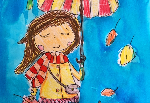 Дівчинка з парасолькою