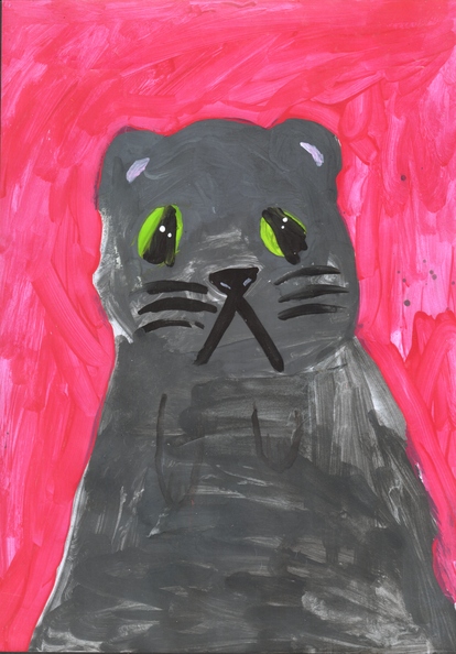 12164 Єва Міглазова. Вік 6 років. Погляд котика. Номінація-живопис. Техніка-гуаш..jpg