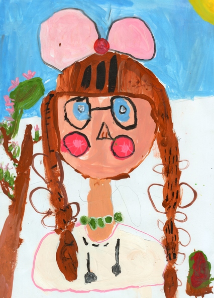 16643 Марія База. Вік 6 років. Портрет. Номінація- живопис. Техніка-гуаш..jpg
