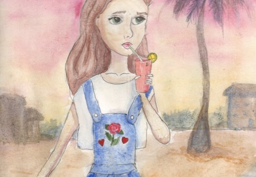 Дівчина на пляжі