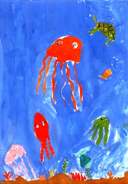12164 Mika Phuna. Вік 7 років. Підводний світ. Номінація-живопис. Техніка-гуаш..jpg