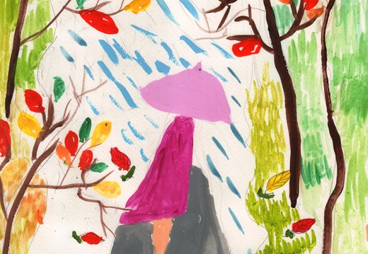 Дівчина з парасолею