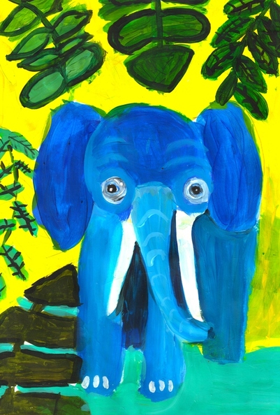 10357 Мирослава Кукса. Вік 8 років. Слон. Номінація-живопис. Техніка-акрил..jpg