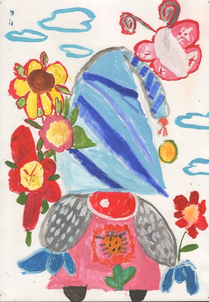 16643 Марія База. Вік 6 років. Домовичок. Номінація-живопис. Техніка-гуаш..jpg