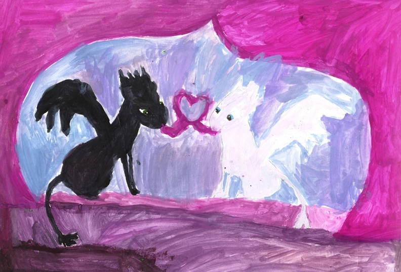 12164 Ксенія Натха. Вік 8 років. Маленькі дракони. Номінація-живопис. Техніка-гуаш..jpg