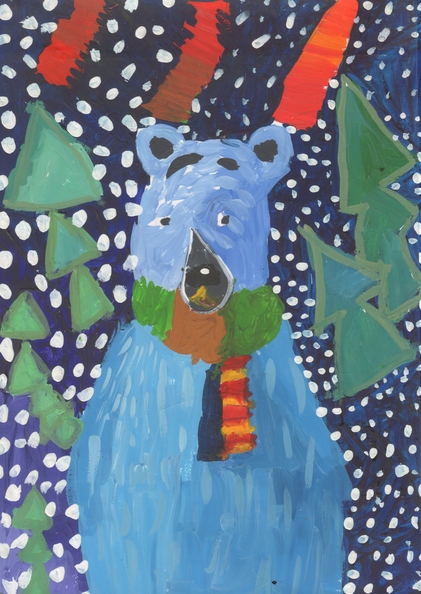 16643 Марія Удер. Вік 8 років. Ведмідь. Номінація-живопис. Техніка-гуаш..jpg