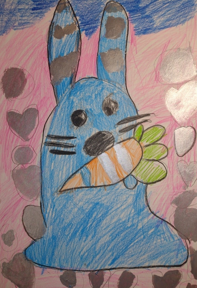 4814.Морозова Софія.5 років . Блакитний кролик.Графіка.Кольорові олівці..jpg
