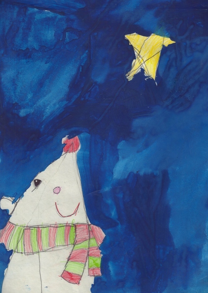 18020. Автор - Філь Денис. Вік 6 років. Зірка зійшла. Номінація - живопис. Техніка - гуаш..jpeg