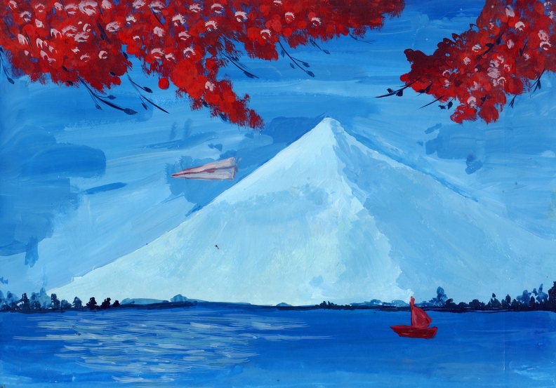 20845. Автор - Петренко Катерина. Вік 9 років. Мрія. Номінація - живопис. Техніка - гуаш..jpg