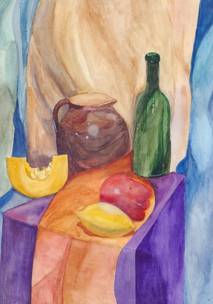 1 - Автор - Макогон Марія. Вік 12 років. Натюрморт. Номінація - живопис. Техніка - акварель..jpg