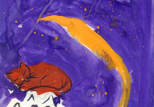 Котик на хмаринці