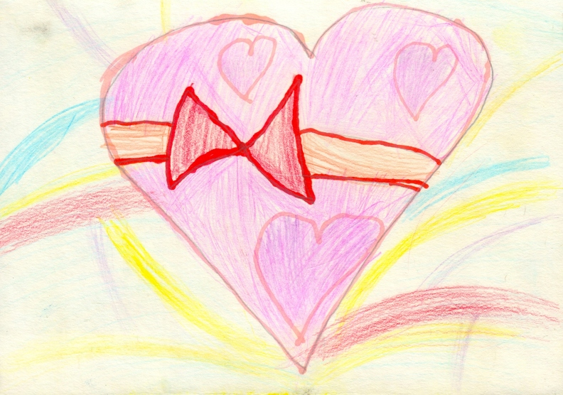 18020. Автор - Олешко Софія. Вік 6 років. Сердечко. Номінація - графіка. Техніка - олівці..jpg