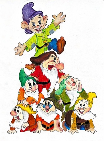 1-821. Автор - Сайкіна Марія. Вік 16 років. Гноми. Номінація - графіка. Техніка - змішана техніка.jpg