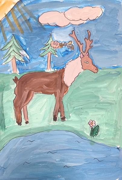 3-4814.Олександра Гречушкіна.Вік 7 років.Олень.Номінація живопис.Техніка гуаш_.jpg
