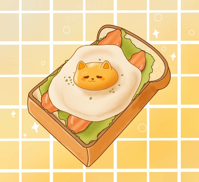 01-821. Автор - Біляєва Катерина. Вік 12 років. Котосніданок. Номінація - компьютерна графіка.jpg