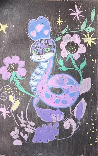 4814.Аріна Рідченко.Вік 7 років. Змія. Номінація графіка.Техніка фломастери_.jpg