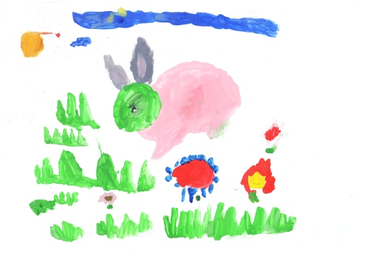 Зайчик навесні