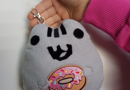 М'яка іграшка-брелок Кіт Пушин 