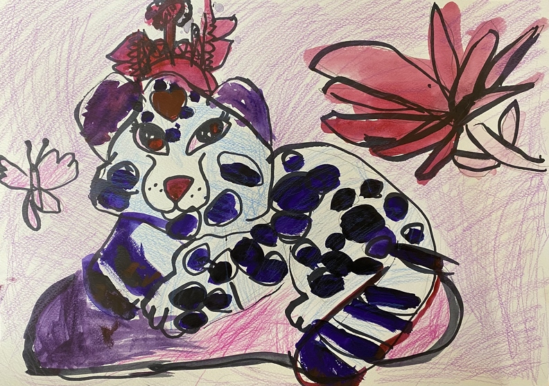 4814.Соломія Соболь.Вік 4 роки.Рись.Номінація графіка.Техніка змішана..jpg