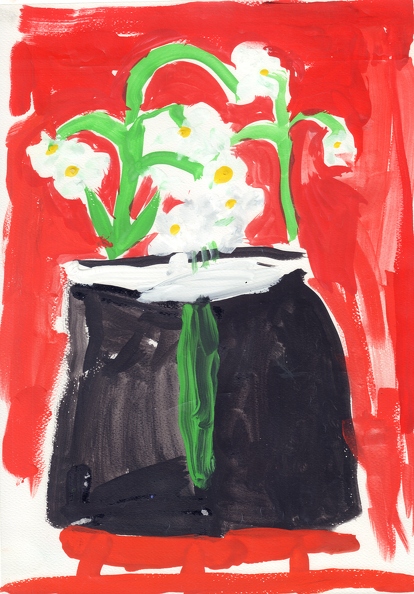 04-21416. Автор - Щерба Світлана. Вік 5 років. Конвалії. Номінація - живопис. Техніка - гуаш..jpg