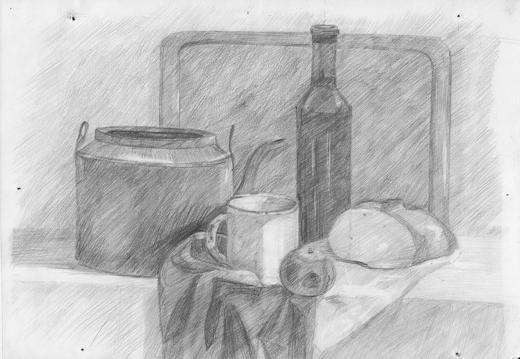 Натюрморт з хлібом