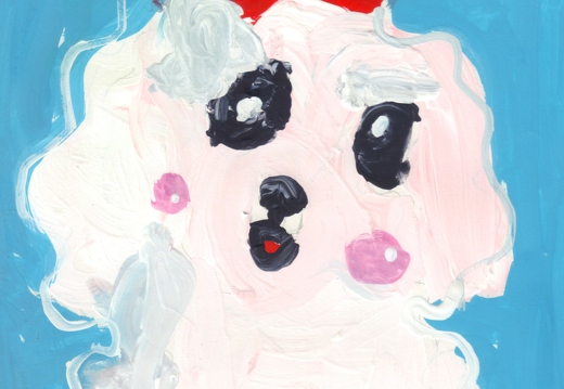 Білий песик