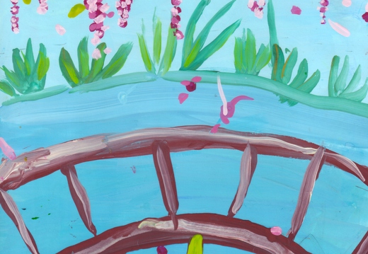 Квітуча гліцинія