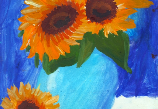 Натюрморт з соняхами