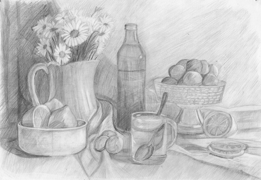 Натюрморт з лимонами