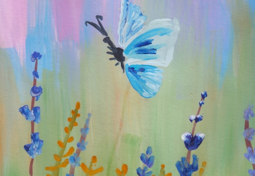 Блакитний метелик