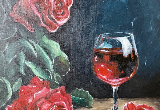 Троянди та вино