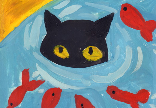 Котик на полюванні