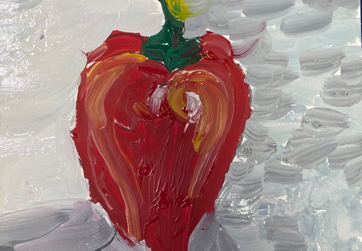 02-4814.Ілля Бінецький .Вік 11 років.Перець.Номінація живопис.Техніка гуаш