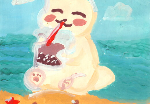 Зайчик на відпочинку