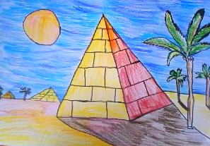 4814.Барух Борис.Вік 8 років..Піраміди.Номінація графіка.Техніка олівці.JPG